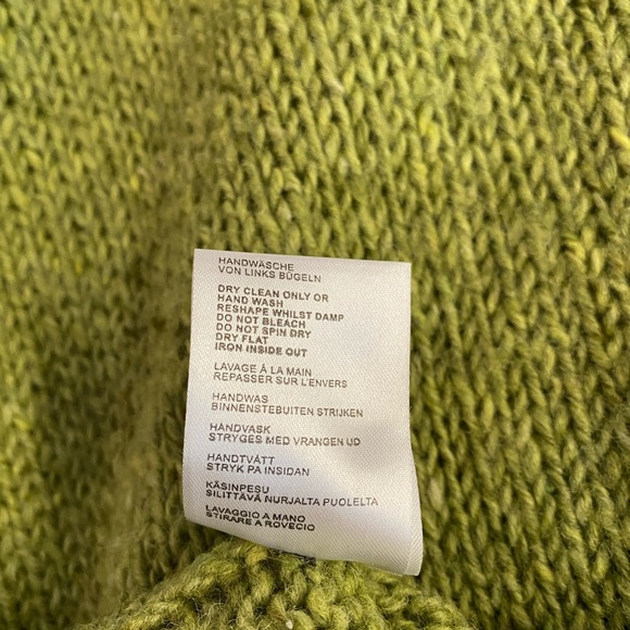 GLENDALOUGH WOOLEN MILLS HAND KNIT 100% PURE WOOL SWEATER SZ L - Picture 15 of 16